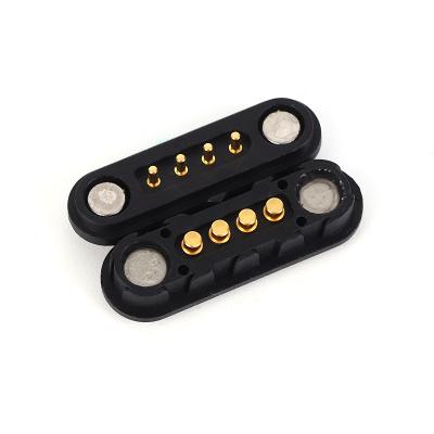 China Waterproof Male Female Launch 2.5 Mm 2 Power 3A Big Strength Spring Load 3 4 5 6 7 8 9 Pin Pin Magnetic Connector Pogo Pin for sale