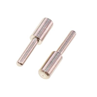 China Cheap and stable in dimension non standard male pin round head long pin copper nickel plated connector for cable wire for sale