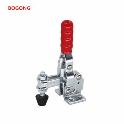 China BOGONG GH-12050U HS ch 12050U Galvanized Iron Toggle Clamp Quick Release Sling 91kg Holding Capacity MFT Vertical Toggle Clam for sale