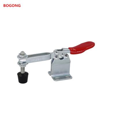 China Red Horizontal Clamp 201H MC01-2B Quick Release Tool 201-H MFT Clamp 201-H Galvanized Iron GH-201-H Hand Tool Clamp Toggle Anti Slip for sale