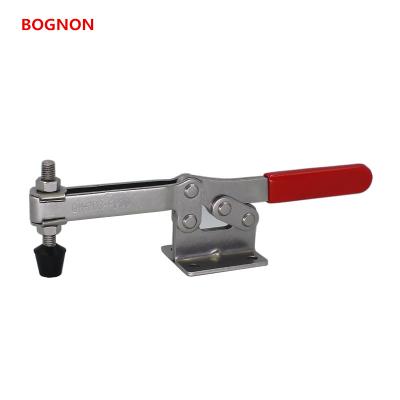 China BOGONG HS ch GH-203-FLSS stainless steel quick release horizontal toggle clamp for woodworking and carving quick release 203FLSS clamp spanclamp for sale