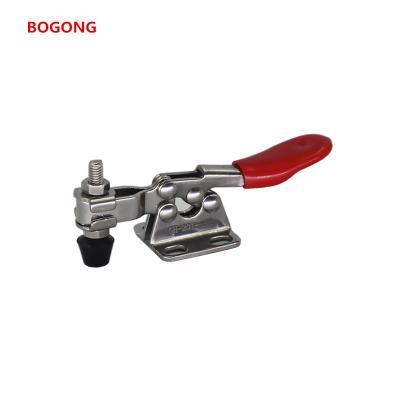 China Other Stainless Steel GH-201-SS Hand Tool Flange Quick Release Clamp Horizontal Toggle Tool 201SS Anti Slip Toggle Clamp for sale