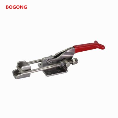 China Assembly BOGONG HS Ch GH-431-SS Toggle Lock Assembly Toggle Lock Clamp Adjustable Self-locking Buckle Quick Release Sling Holding Capacity Toggle Clamp for sale