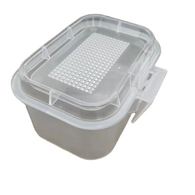 China Bait basket factory prices bait storage box live 10*6.5*5.5cm bait box for sale