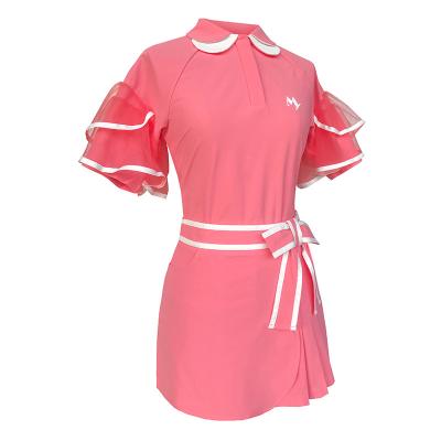 China High-end Sunscreen Peach Powder Breathable Golf Sportswear Sunscreen-Moisture Top Quality Quick-Drying-Breathable Absorption for sale