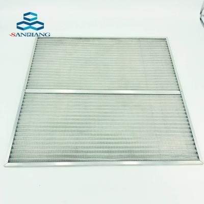 China Customized Corrosion Resistance Waist High Temperature Resistance Washable Aluminum Frame Ventilation Mesh For Metal Air Filter Expanded Mesh for sale