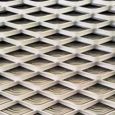 China High Security Aluminum Expanded Mesh Diamond Expanded Hole Expanded Metal Mesh for sale