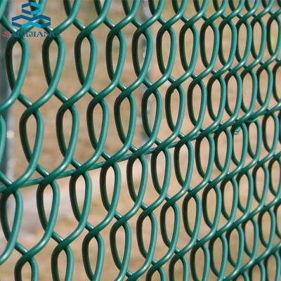 China Cheap Netting 50X50 Decorative Removable Powder Coated Wire Easily Assembled Garden Chain Link Fence for sale