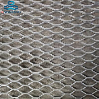 China Expanded Fabrics Heavy Duty Rhombus Iron Mesh Metal Sheets Expanded Mesh Steel Catwalk Grating for sale