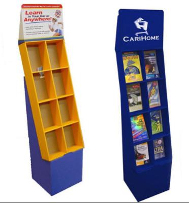 China Light Duty Custom Rack Cardboard Cartoon Display Stand for sale