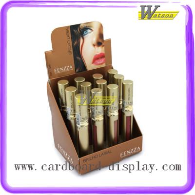 China FENZZA Supermarket Custom Lipstick PDQ Cardboard Store Display for sale