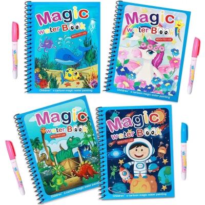 China Cartoon cute magic water reusable coloring book for sale