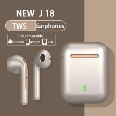 China In-ear Hand Free BT Headphones Earbuds Wireless Earbuds J18 Tws for sale