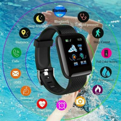 China High Quality Product 4.0 Waterproof Smart Pedometer Sports Watch New Arrival Wifi D13 Wristband Heart Rate 116plus for sale