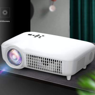 China Hot Selling Internet WiFi LED Home Theater Ready Projector 6000 Lumens 1920*1080,1080P Native Android Full HD Portable Led Projector 4k for sale