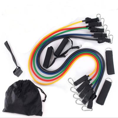 China 11pcs/set Pull Rope Fitness Exercises In Running High Quality Home Set Exercise Fitness Resistance Bands 11Pcs for sale