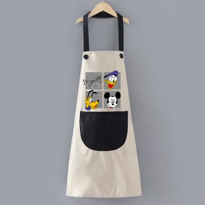 China Simple Kitchen Apron Waterproof And Oilproof Waterproof Apron For Kitchen Dish Washing for sale