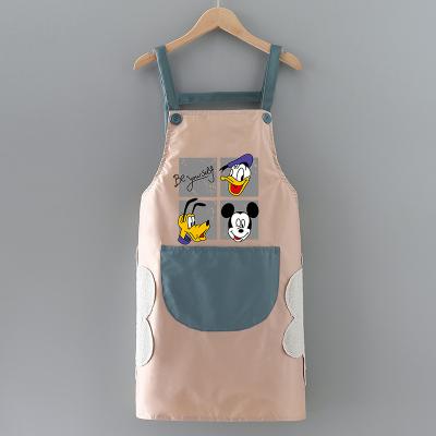 China Simple waterproof kitchen aprons cleaning uniform apron oilproof aprons for barbecue for sale