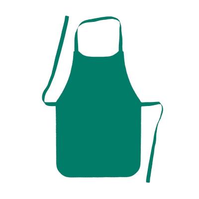 China Plain Logo Custom Apron Non Woven Waterproof Disposable Apron For BBQ for sale