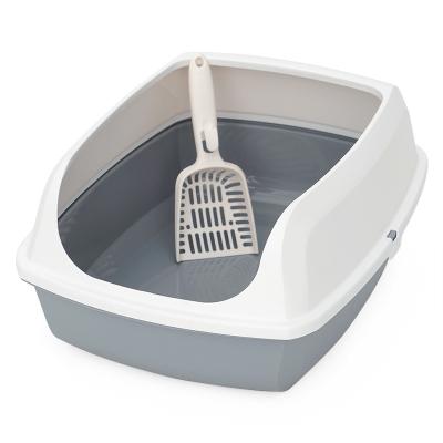 China Large PP Space Cat Toilet Box Kitty Litter Box Kitty Toilet for sale