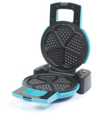 China Outdoor Cool Touch Shake 1000W Waffle Maker With Diameter 20cm, Household Use Heart Shape Waffle Plate Maker for sale