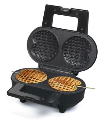 China Household 2 Holes Heart Shape Waffle Maker for sale