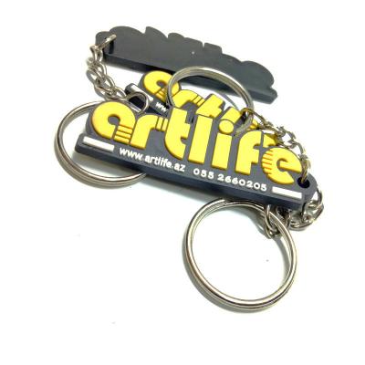 China Custom 3d soft pvc keychain key chain,soft rubber keychains,promotinal gift silicone keyring for sale