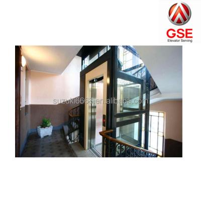 China Guangdong GSE Elevator Factory Direct Sale 400kg Mini House Lift Modern Elevator 4 Person Home Lifts Price for sale