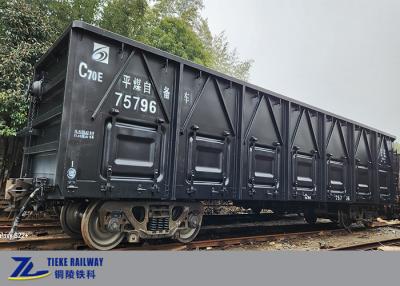 China El alto del indicador estándar/del indicador estrecho/del indicador del metro echó a un lado carro de tragante abierto para el carbón en venta