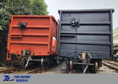 China Carro de tragante abierto ferroviario del carbón con las portillas de descarga manuales en venta