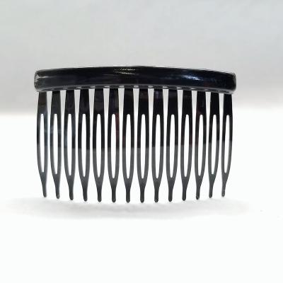 China 4.5*7cm Waterproof 14 Tooth Single Version Insert Material Hair Comb Plastic Transparent Comb Bridal Accessories for sale