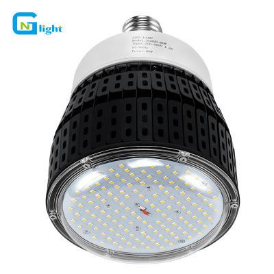 China High Lumens Energy Saving factory price UL PC lens cover HPS 250W 480v 100w 120watt enclosed fixture 180 degree e40 led retrofit corn bulbs highbay 80W for sale