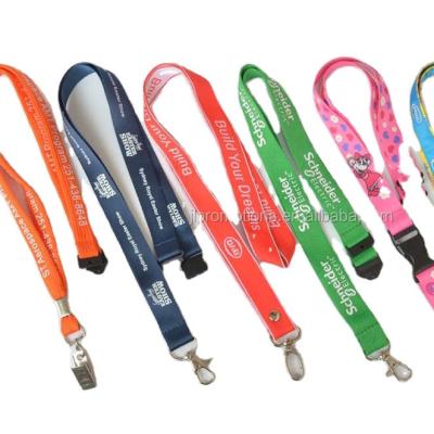 China Custom Sublimation Polyester Lanyard No Set Up Fee Detached for sale