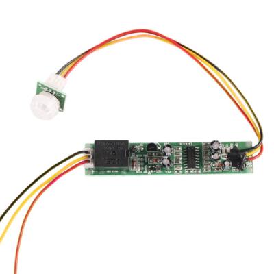 China Red-anode 12v 24v pir sensor with pcb board human infrared motion sensor module for sale