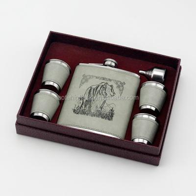 China Liquor Hip Anytime Occasions 500ml Travel Hip Flask Set for sale