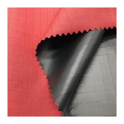 China Suzhou Waterproof 100% Polyester Pongee Fabric With PU Membrane Lamination For Jackets for sale