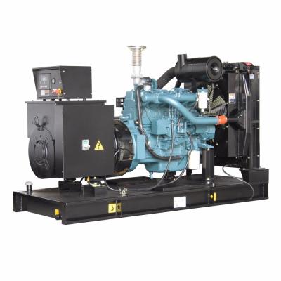 China PRIME POWER 50HZ 200 KVAS 160 KW OPEN TYPE DIESEL GENERATOR WITH DOOSAN ENGINE DP086LA SDO220 for sale