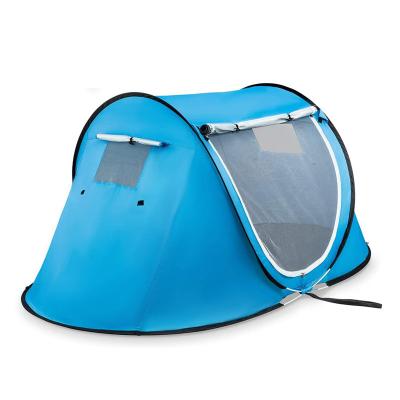 China Tube Type Automatic Pop Up Tent Automatic Stake Tent Beach Camping Tent Portable Outdoor Noise Up Shade Tents for sale