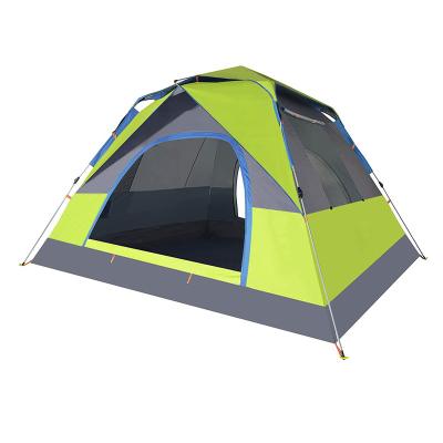 China Diagonal tying type fully automatic open outdoor tent for camping water proof 3-4 person sun-protection sports fishing tent for sale