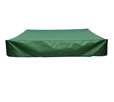 China 420D polyester with PU coating 140gsm sandbox dustproof cover with cord, waterproof sandbox cover, tarpaulin for sandbox cover (150 x 150 cm) for sale