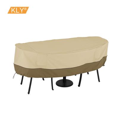 China kly good quality OXFORD FABRIC Bistro outdoor table covers protect your whole set of furniture for sale