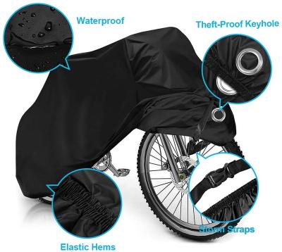 China Road Bikes Waterproof Cover 210*70*110cm, High Quality Outdoor Bicycle Polyester Cycling Cover for sale