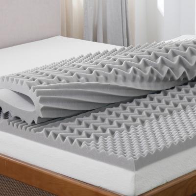 China home use custom made mlily gel/bamboo twin queen queen polyutherane rebound memory foam mattress topper for sale