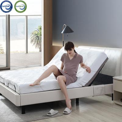 China Pocket Spring/3 Lyer/OEM ODM healthcare sleepwell massage base mattress hybrid firm smart memory foam for adjustable bed for sale