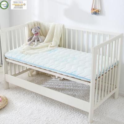 China Removable Wholesale Cradle Blanket Breathable Organic Baby Toddler Hutch Sleeping Memory Foam Mattress Bed Cushion Thin Topper for sale