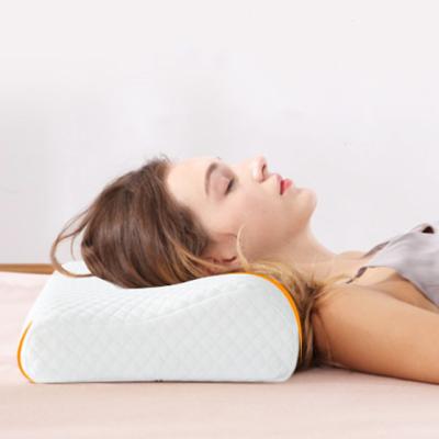 China OEM Beauty Contour Memory Foam Anti-static Custom Orthopedic Shaped Cervical Pillow For Sleeping for sale