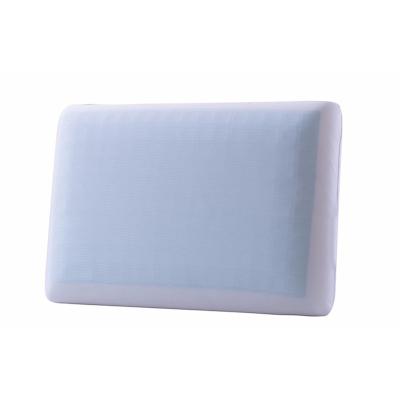 China Anti Dust Mite Health Roll Shaped Cervical Bamboo Cool Gel Memory Foam Neck Pillow For Sleep for sale