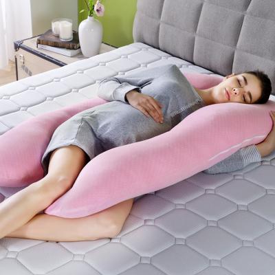 China Maternity Pregnant Women Ergonomic U Shaped Support Sleeping Body Pillow for sale