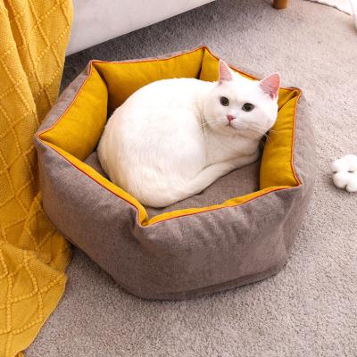 China Wholesale Waterproof Memory Foam Pet Bed Mattress For Dogs Cat With Waterproof Cover for sale