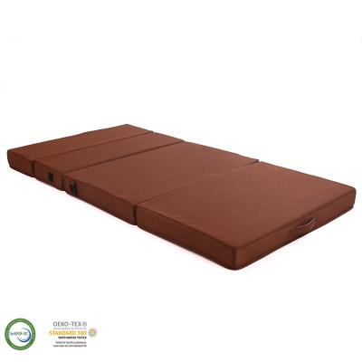 China From China Factory Directly Collapsible Outdoor Folding Portable Mattress Topper Memory Foam for sale